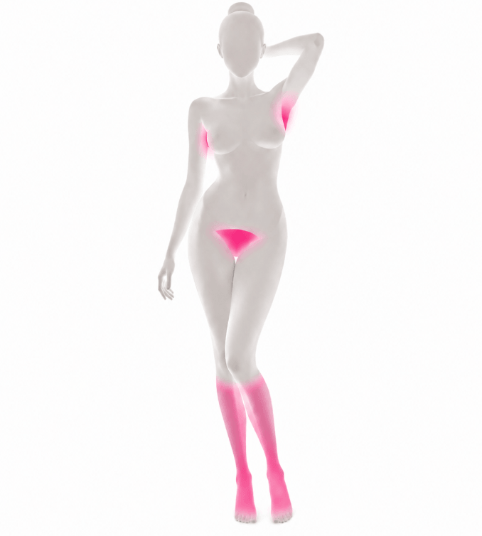 Popular Set — bikinilijn, oksels en onderbenen